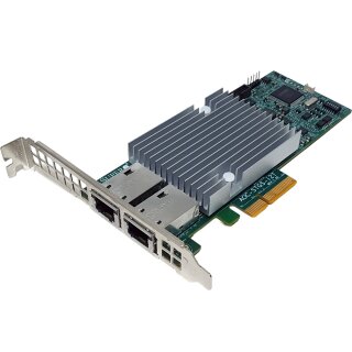 Supermicro AOC-STGS - i2T Dual-Port 10GbE RJ-45 PCIe3.0 x4 Network Adapter FP