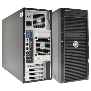 Dell PowerEdge T130 Tower E3-1220 v6 3.0 GHz QC 16 GB RAM PC4 H330 4x LFF intern