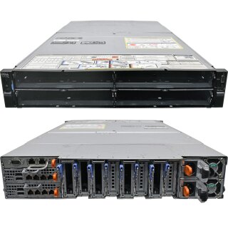 Dell PowerEdge FX2s Rack Server 0XJ6VP CMC 2x E16M002 FN410T 8x Riser Module 2x PSU