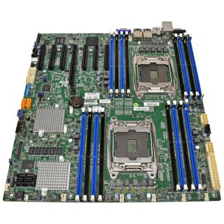 Supermicro E-ATX Mainboard X10DRH-C Rev.1.01 Dual LGA-2011-3 Socket without CPU / ohne Prozessor