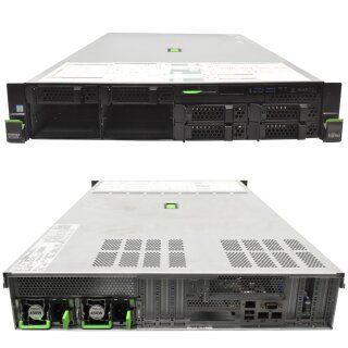 Fujitsu Primergy RX2540 M5 Server no CPU 0GB PC4 RAM 2x Kühler 4x 3,5" LFF CP400i