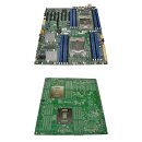 Supermicro E-ATX Mainboard X10DRH-C Rev.1.01 Dual LGA-2011-3 Socket with 2U CPU-Kühlkörper / Heatsink SNK-P0048PS without CPU / ohne Prozessor