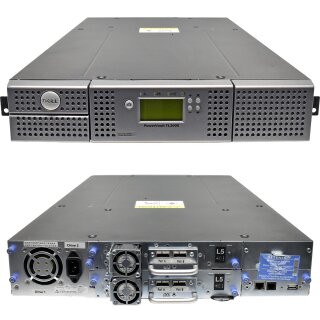 Dell PowerVault TL2000 3573-TL 24-Slot Tape Library 2x LTO-5 ULT3580-HH5 SAS