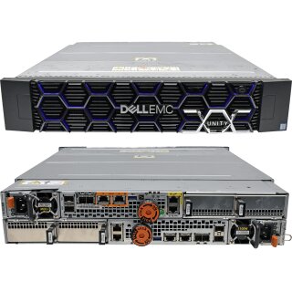 Dell EMC Unity 300 Storage Hybrid OPE25 2x E5-2603 v4 0GB PC4 2x 12Gb/s 25x SFF