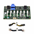 DELL 0R3GPC 8-Port 2.5" SFF SAS/SATA Drive Backplane...