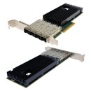 DELL Silicom PE310G4I71LB-XR 0DTV7K Quad-Port SFP+ 10GE NIC PCIe 3.0 x8 FP