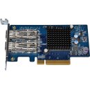 QNAP NVIDIA Mellanox LAN-10G2SF-MLX-U 20706-G00030-YS-00-RS Dual-Port SFP+ 10GE NIC PCIe3.0 x8 LP