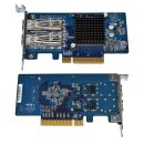 QNAP NVIDIA Mellanox LAN-10G2SF-MLX-U 20706-G00030-YS-00-RS Dual-Port SFP+ 10GE NIC PCIe3.0 x8 LP