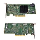 LSI Mega RAID Controller SAS 9341-4i H3-25486-00G 12G PCIe3.0 x8 LP + SAS Cable