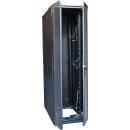 HP Rittal A642 1075 G2 P9K08A 863179-001 42 U/HE Server Rack !Front doors bent!