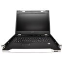 HP LCD8500 1U Console 18.5" Flat Panel +IP Console Switch Q1P55A +Adapter AF628A
