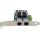 Intel Pro/1000 PT Dual Port EXPI9402PTBLK RJ-45 GE Server Adapter PCIe x4 FP