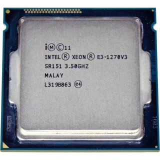 Intel Xeon E3-1270 V3 Processor 4-Core 3.50GHz 8 MB Cache SR151 FCLGA1150