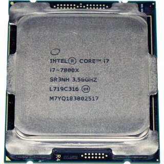 Intel Core i7-7800X Processor 6-Core 3.50GHz 8.25 MB Cache SR3NH FCLGA2066