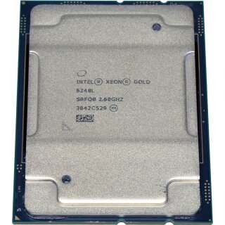 Intel Xeon Gold Processor 6240L 18-Core 2.60GHz 24.75MB Cache FCLGA3647 SRFQ0