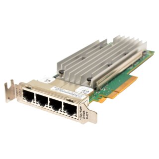 Dell QLogic FastLinQ QL41164HLRJ NIC Quad-Port 10G BASE-T RJ-45 PCIe x8 LP