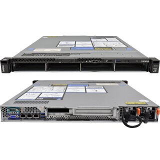Lenovo ThinkSystem SR250 1U Server 1x Xeon E-2134 3.50 GHz CPU 8GB PC4 RAM 4x 3,5" LFF