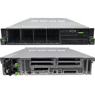 Fujitsu RX4770 M5 Server no CPU 0GB PC4 RAM 48x DIMM Slot 4x Kühler 16x SFF 2,5" EP420i X527-DA4