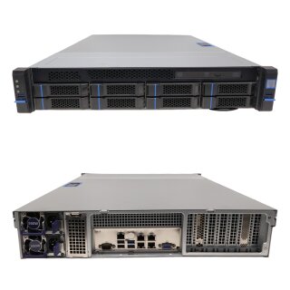 2U Server mit Supermicro  X11SCH-LN4F ATX SAS9361-8i 12x 3,5" with Caddy