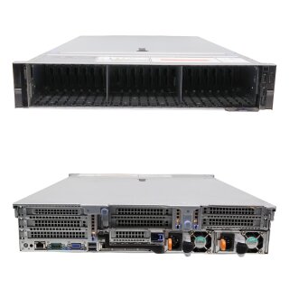 Dell PowerEdge R7425 Server ohne CPU ohne RAM H740P 12Gb/s 24x 2,5" SFF HDD Bay