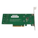 HP 759238-001 759505-001 Dual M.2 SATA PCIe x8 Riser Card +2x M.2 SATA SSDs +Cables FP