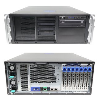 Intel Server S2600STB 2x Silver 4110 8C 2,1 GHz 32 GB PC4 8x LFF 4x OCuLink NVMe 2x M.2 4x Caddys