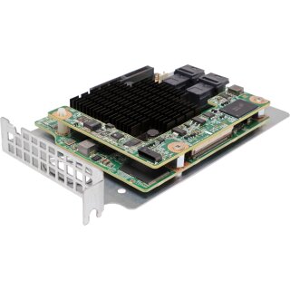 Quanta LSI SAS3108 35S2BMA0060 Dual-Port 12G MiniSAS Mezzanine RAID Controller +Cage