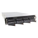 2U Server mit Supermicro  H12SSL-NT Board EPYC7513 32C 2,6GHz 128GB RAM 2x P1000 120GB Intel Optane M.2 SSD 8x LFF Bay Caddys