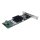 Areca ARC-1214-4i Single-Port 6G SAS 1GB Cache RAID Controller +Cables +BBU FP