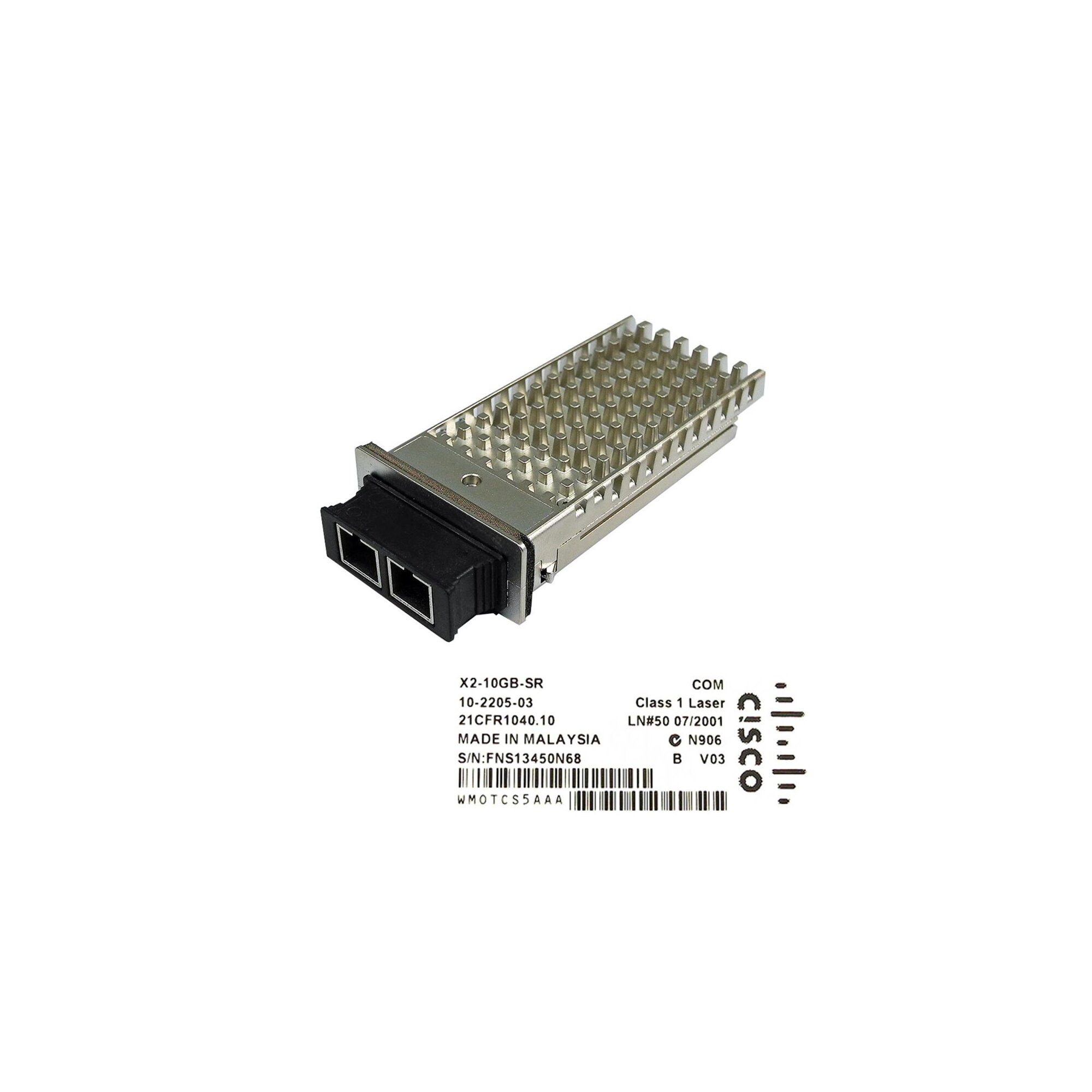 Cisco X210GBSR Original 10 Gigabit Transceiver Module PN 1