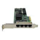 Intel PRO/1000VT Quad Port PCIe Gigabit Ethernet Server Adapter Dell P/N 0YT674 FP