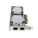 HP E530T Dual-Port PCIe x8 10Gbit Ethernet Network Adapter 657128-001 LP