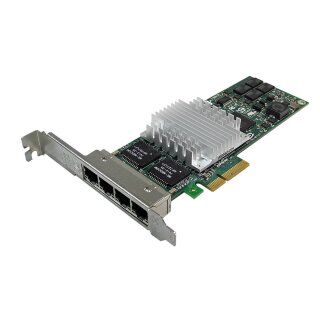 IBM Intel PRO/1000PT Quad Port RJ-45 GE Server Adapter PCIe x4 39Y6137 39Y6138 FP