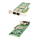 QLogic QLE2562-IBMX Dual-Port 8GE FC PCI-E x8 Network Adapter 42D0516 LP 2x Mini GBIC
