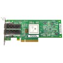 QLogic QLE2562-IBMX Dual-Port 8GE FC PCI-E x8 Network Adapter 42D0516 LP 2x Mini GBIC