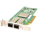QLogic QLE2562-IBMX Dual-Port 8GE FC PCI-E x8 Network Adapter 42D0516 LP 2x Mini GBIC
