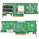 QLogic QLE2562-IBMX Dual-Port 8GE FC PCI-E x8 Network Adapter 42D0516 LP 2x Mini GBIC