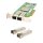 QLogic QLE2562-IBMX Dual-Port 8GE FC PCI-E x8 Network Adapter 42D0516 LP 2x Mini GBIC