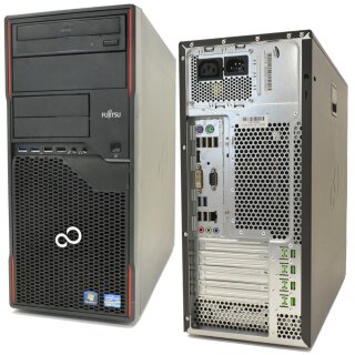 FUJITSU ESPRIMO P910 E90+ TOWER PC i5-3570 CPU 16GB RAM 120GB SSD 500GB HDD DVD ROM Win10 64Bit