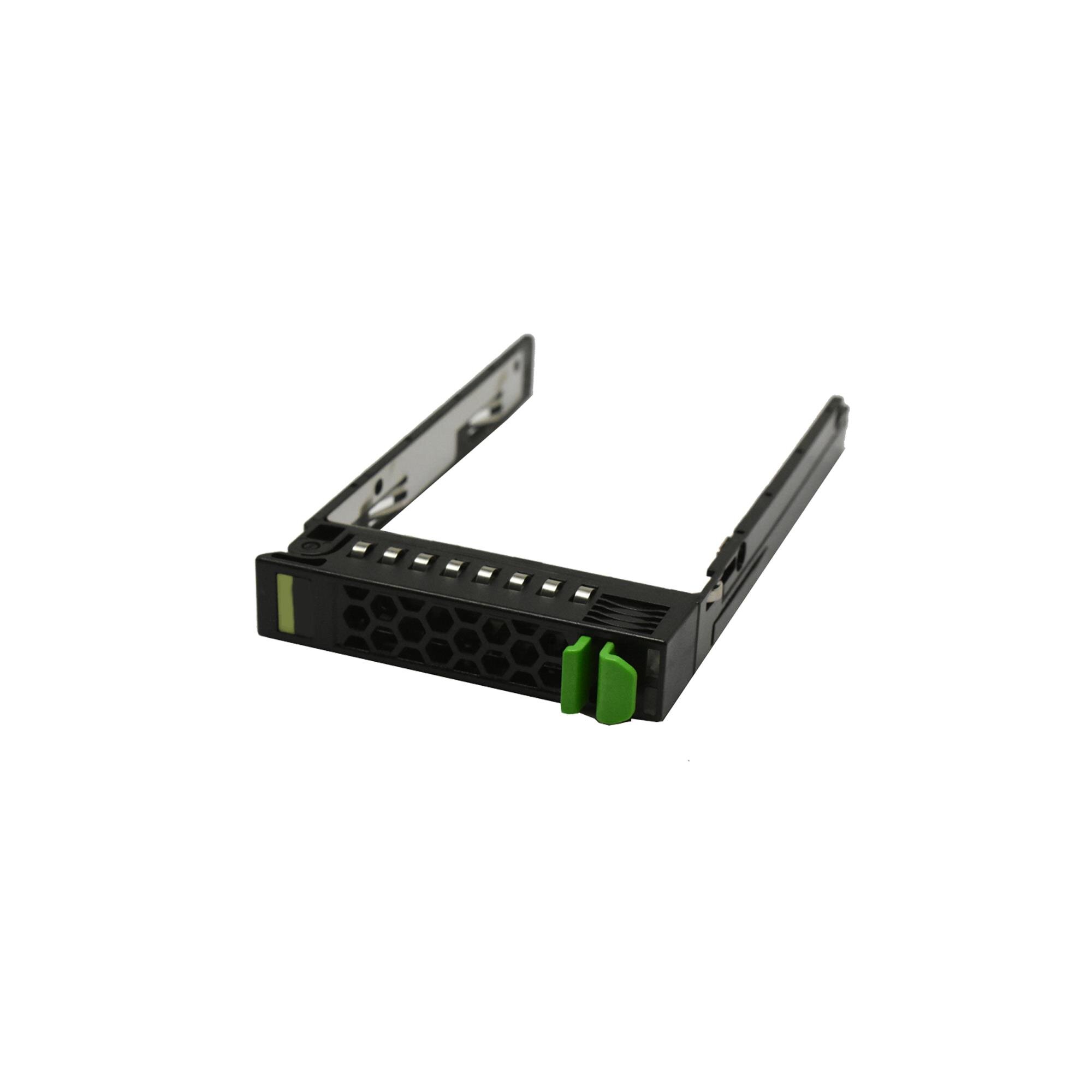 thumbnail interactive-video image 1 of Fujitsu 2.5" HDD Caddy Frame A3C40135103 For Primergy TX120 TX200 TX300 S2-S7 – SATA/SAS, Refurbished 1 of 3