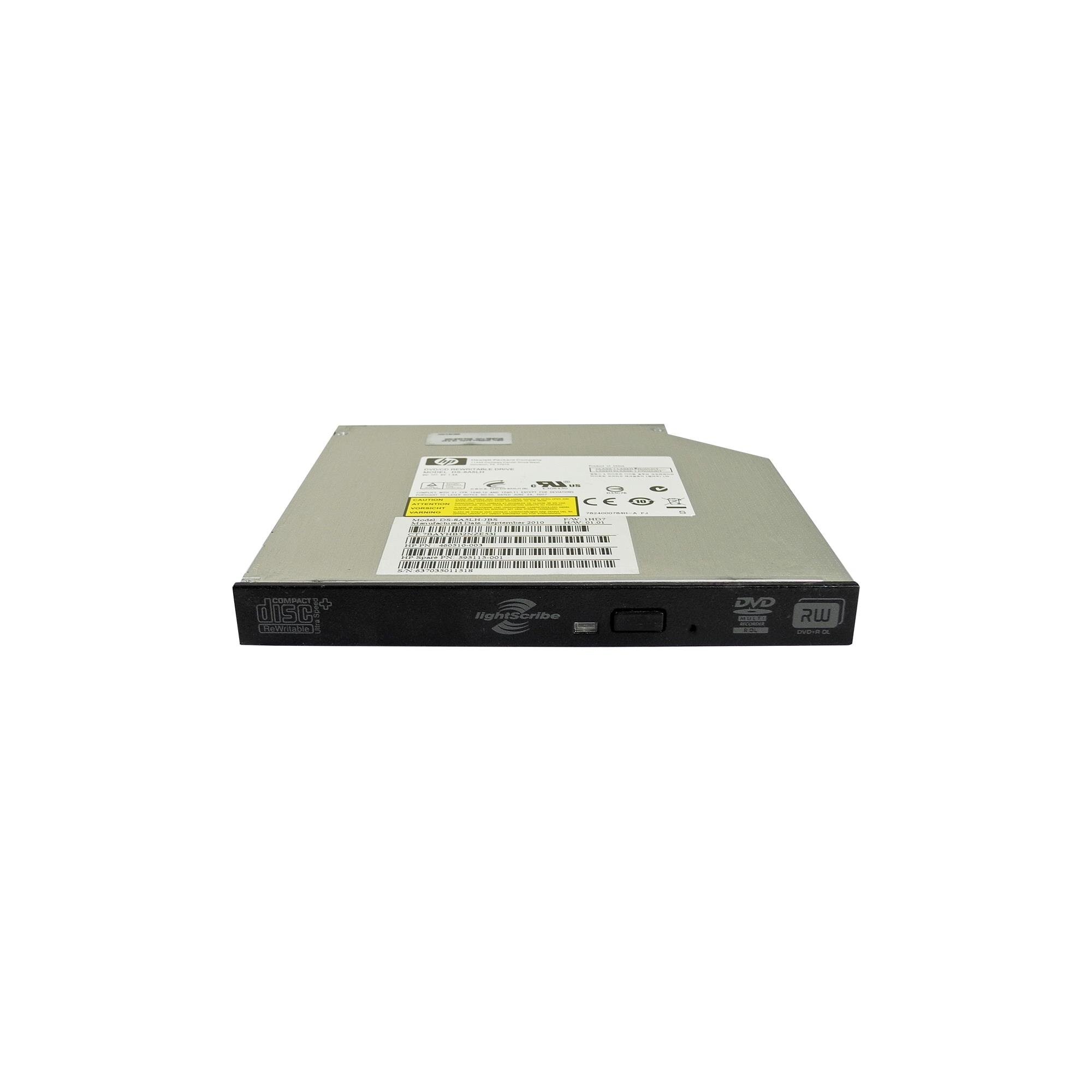 HP DS-8A5LH-JBS Super Multi DVD/CD Rewriter P/N 460510-003 SP 595115 ...