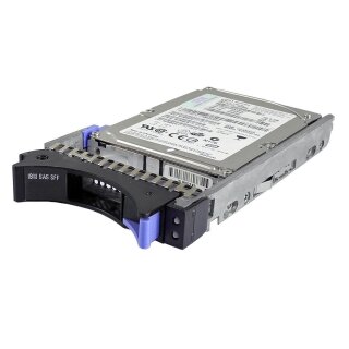 IBM 73GB 2.5" 10k SAS HDD HotSwap Festplatte 39R7366 40K1020 mit Rahmen
