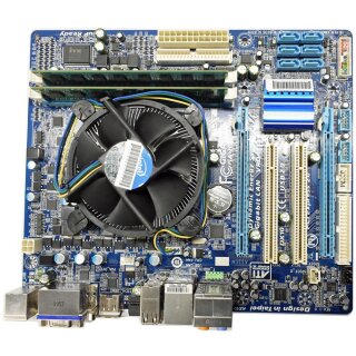 Gigabyte GA-H55M-S2H Mainboard with CPU Intel i5-670 and 4GB DDR3 RAM