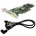 Fujitsu Primergy 8 Kanal RAID-Controller SAS PCI-E X8 D2507-C11 GS1 +2x Kabel LP