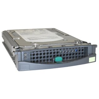 Fujitsu 146GB 3,5 10k SCSI 80pin HDD HotSwap Festplatte A3C40060503 mit Rahmen