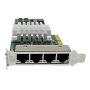 HP NC364T Intel PRO/1000 PT Quad Port Gigabit Server Adapter SP# 436431-001 LP