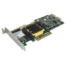 Adaptec ASR-5805Z SAS/SATA RAID Controller + BBU + 2x Kabel Low Profile