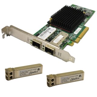Fujitsu 2 Port 10 Gb Ethernet PCIe P004096-03K Full-profile with 2x SFP+