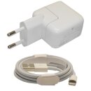 Apple iPad 5. Generation 128GB 9,7 Zoll Wifi + Cellular Space Gray A1823 mit USB Power Adapter und Lightning USB Kabel