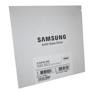 Samsung V-Nand SSD 960GB 2,5" SATA 6.0Gb/s HDD Festplatte SM863 MZ-7KM960E NEU!